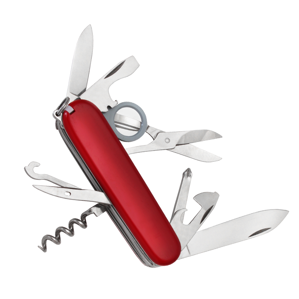 red swiss army knife