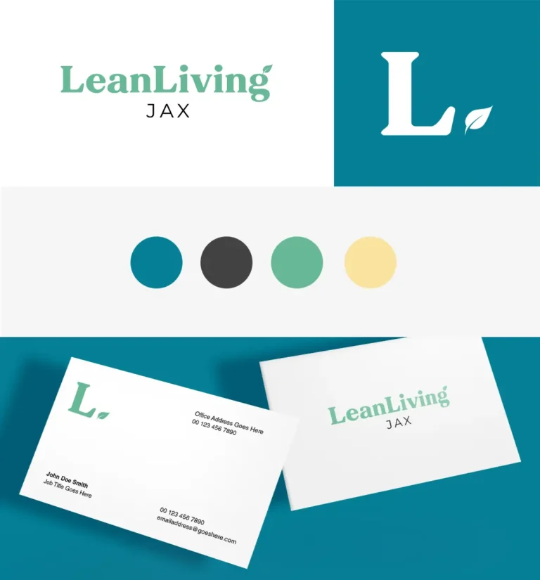 leanliving logo mock