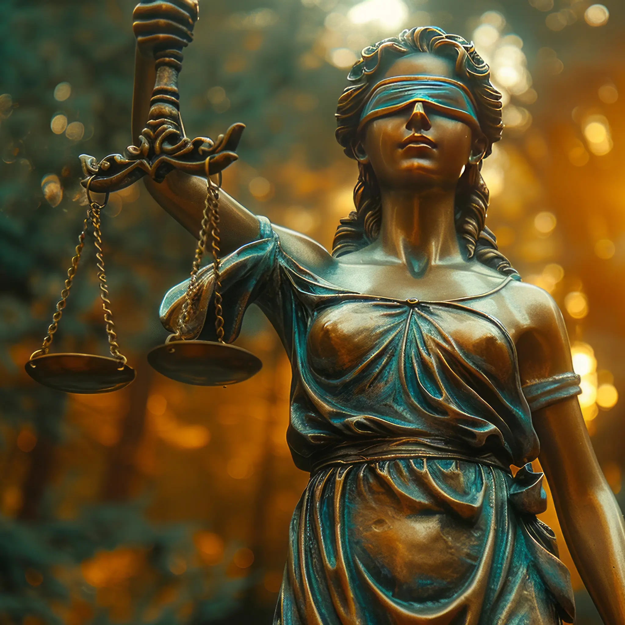 lady justice gold