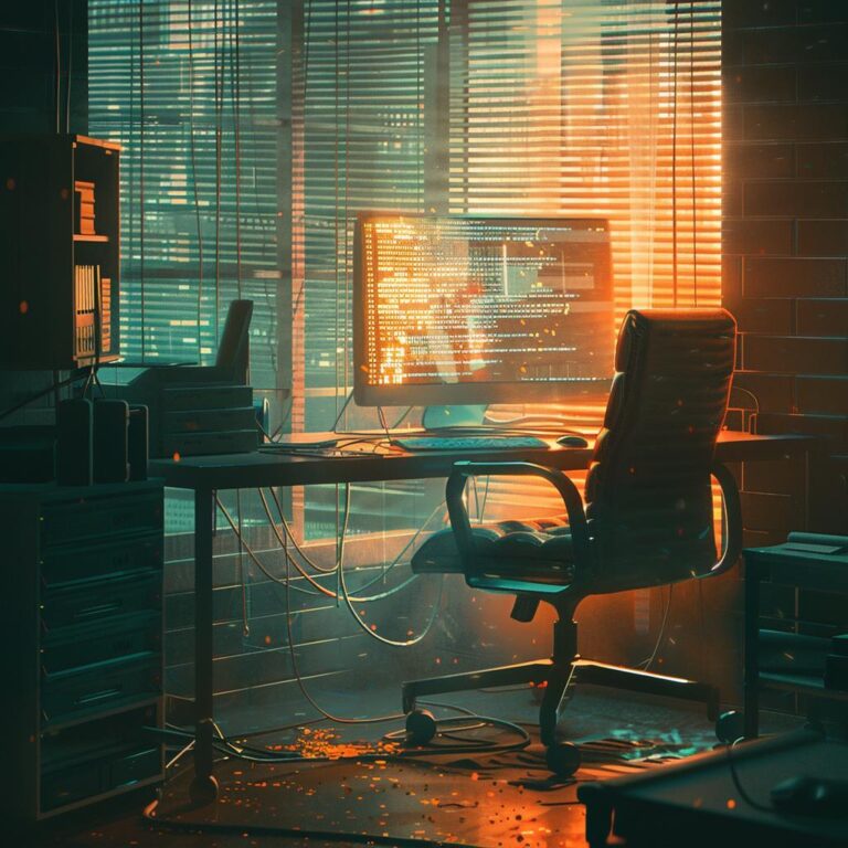 abandoned office