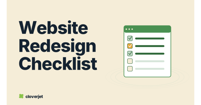 cloverjet 07 redesign checklist